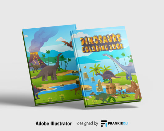 Dinosaurs Coloring Book For kids